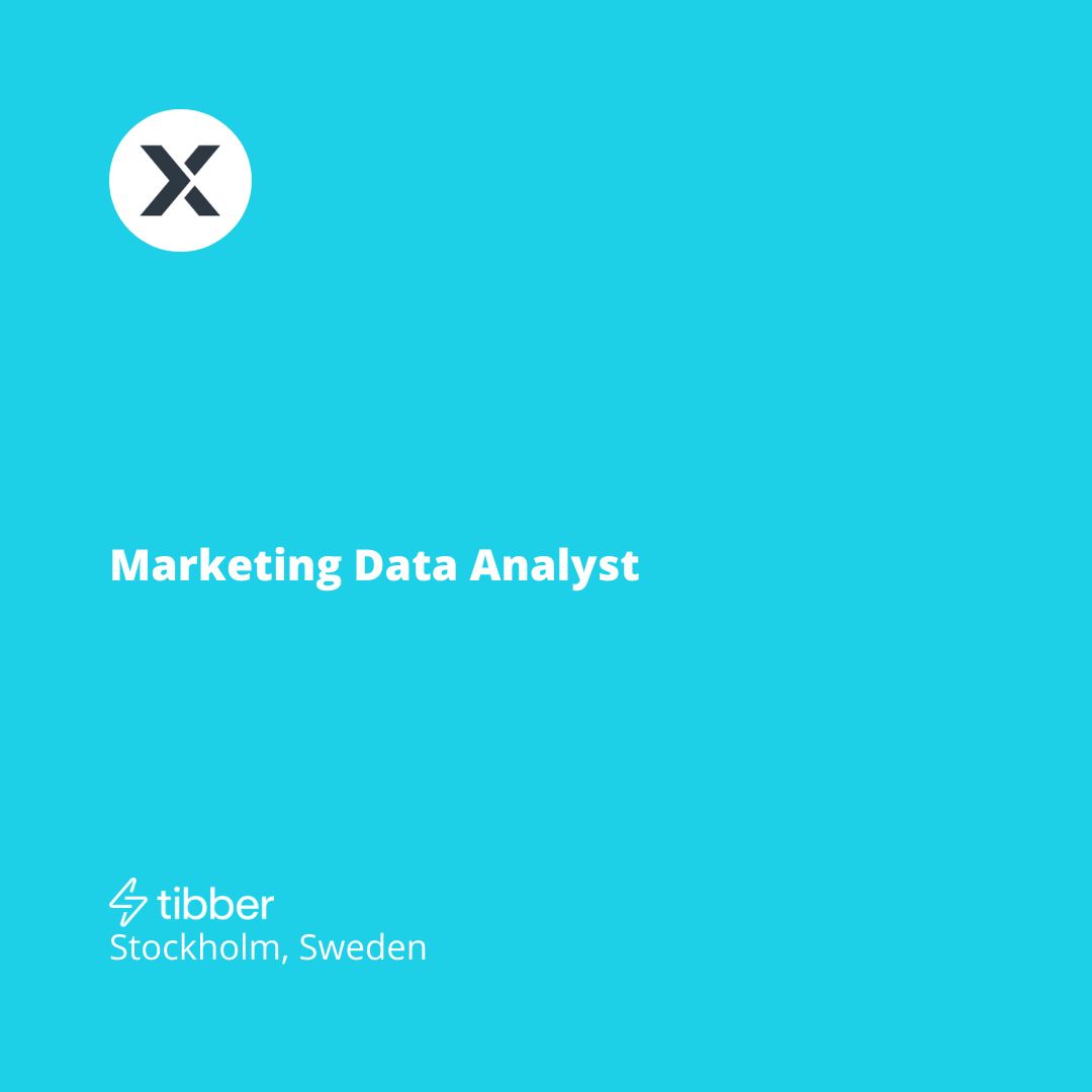 Role of the day: Marketing Data Analyst @ Tibber

buff.ly/bXVacV0 

#hiring #experimentation #jobalerts
