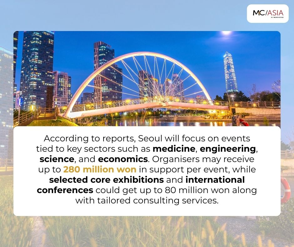 Seoul reportedly wants to create flagship events and meetings modelled based on CES and WEF annual meetings.

Find out more here: tinyurl.com/ystmmerv

#MICE #Meetings #Seoul #Conventions #Events #CES #WEF #