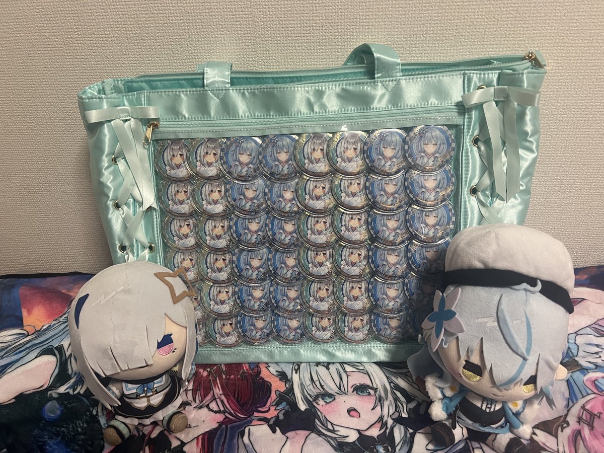 ゴリレバで痛バッグ?☃️ #天音かなた #雪花ラミィ