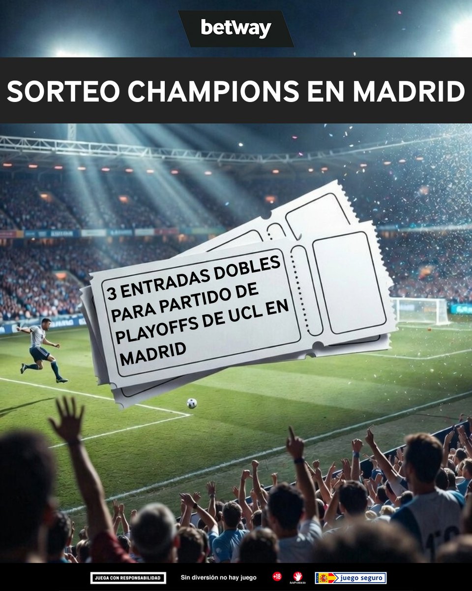 𝐒𝐎𝐑𝐓𝐄𝐎 𝟑 𝐄𝐍𝐓𝐑𝐀𝐃𝐀𝐒 𝐃𝐎𝐁𝐋𝐄𝐒 𝐏𝐀𝐑𝐀 𝐋𝐀 𝐕𝐔𝐄𝐋𝐓𝐀 𝐃𝐄 𝐏𝐋𝐀𝐘𝐎𝐅𝐅𝐒 𝐃𝐄 𝐋𝐀 𝐂𝐇𝐀𝐌𝐏𝐈𝐎𝐍𝐒 𝐄𝐍 𝐌𝐀𝐃𝐑𝐈𝐃🏆 

Los partidos de ida de los playoffs de la Champions League fueron muy interesantes pero todo se decidirá en la vuelta. Si estas