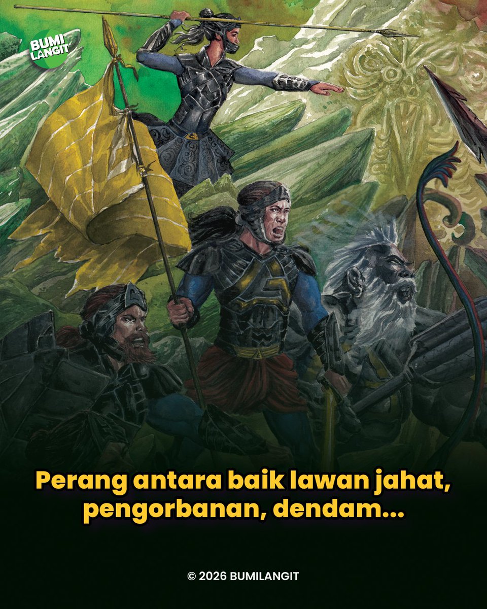 BumilangitID's tweet photo. Perang antara baik lawan jahat...
Dapatkan komik Godam: Ujian Buat Awang di Official Store Bumilangit!
#Bumilangit #Godam #Awang https://t.co/Jvq5ysyu90