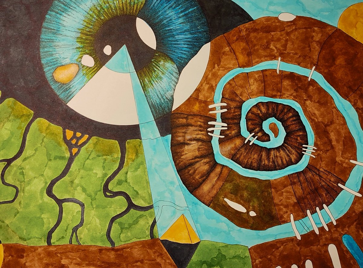 Atelier462's tweet image. Next in progress... 
#art #drawing #eye #prophecy #ink #hatching #painting #artistonx