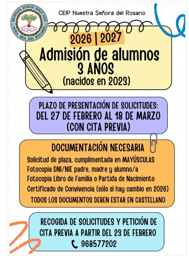 Proceso de admisión de alumnos - 2026/2027 cpbilinguerosario.com/profesorado/ad…