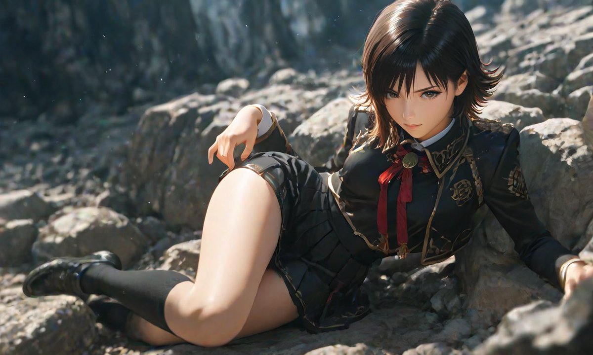 Bit3Qa's tweet image. FF8 シュウ先輩　イラスト2」
ラーサー(FF12)からの改造。