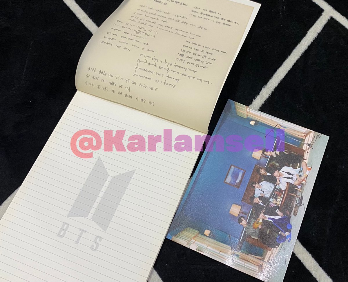 ~ UNSEALED NOTEBOOK BE BTS💜 ~

💵NOTEBOOK BE BTS: 30rb

Yang mauu/nanyaa langsung DM aja yaa!
#notebook #BTS #unsealed

📍Bekasi Barat, Indonesia.