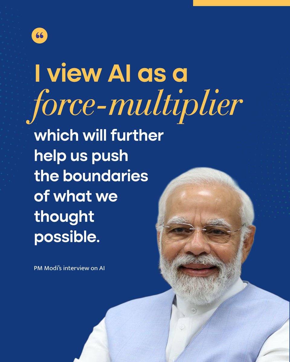 HCI_London's tweet photo. AI will push boundaries, create new work, and amplify human potential, but responsibility must remain human: India calls for common global standards to shape a responsible AI future.
#IndiaAIImpactExpo2026 #IndiaAIImpactSummit2026 #IndiaAI #RoadToImpact #AIforGood #GlobalChallenges #ViksitBharat #AtmanirbharBharat #ViksitBharat2047 #AIforALL #AIbyHER #YUVAi #GlobalSouth #IndiaAISummit2026
@MEAIndia @IndianDiplomacy @VDoraiswami @getkart @PMOIndia @GoI_MeitY @_DigitalIndia @OfficialINDIAai @AshwiniVaishnaw @JitinPrasada @SecretaryMEITY @startupindia @DigitalIndiaCrp @mygovindia @diaspora_india @PIB_India @MIB_India @airnewsalerts @DDNewslive