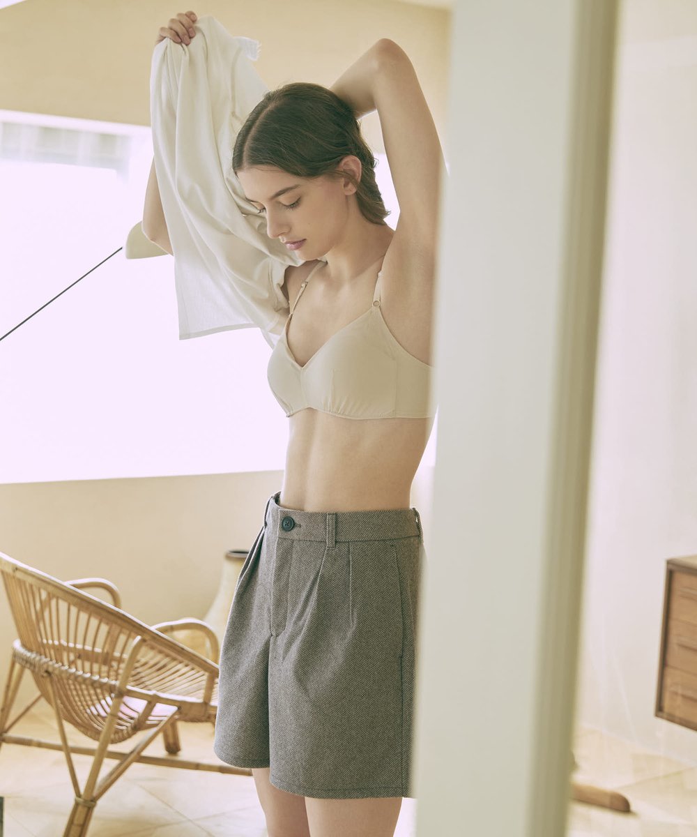 特別じゃない日に着る、 私のための下着。 𝘂𝗻𝗲 𝗻𝗮𝗻𝗮 𝗰𝗼𝗼𝗹