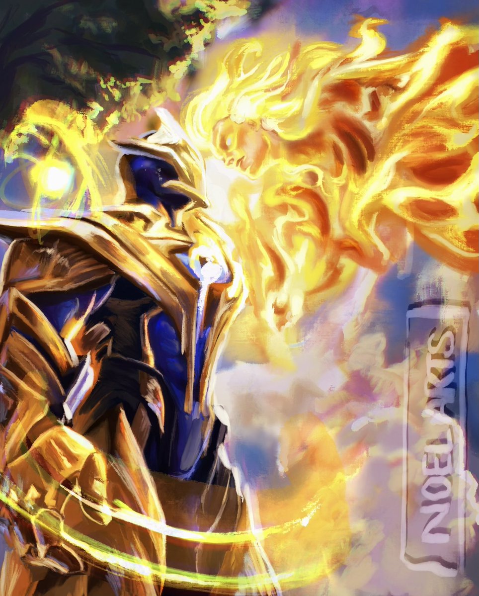 noelarts0405's tweet image. Forever Reborn (You read my mind)  #adamwarlock #MarvelRivals #MarvelRivalsfanart #Phoenix