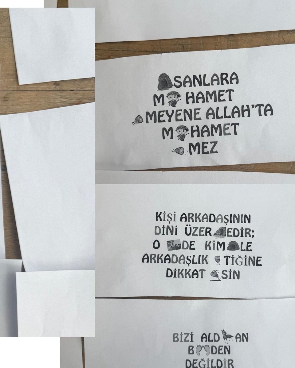 Resfebeyle hadis bilmece etkinliği