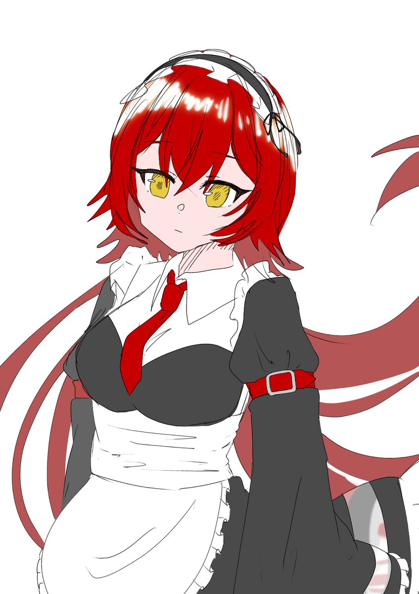 0922NEKO's tweet photo. メイドすん
#OC　#オリキャラ　#イラスト https://t.co/VvXNaQG1YU