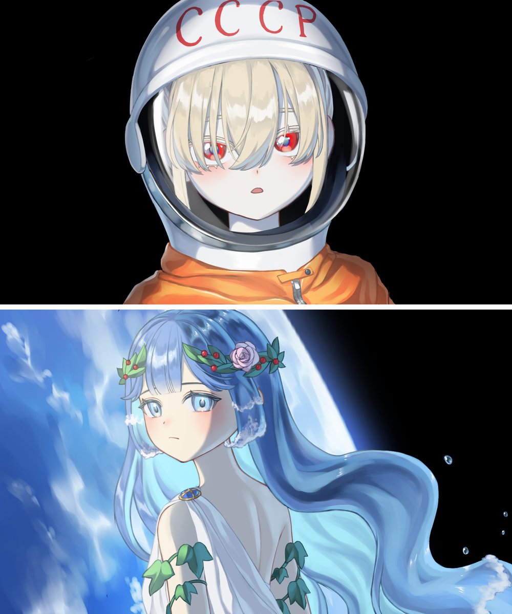 kinnsyoku's tweet photo. 地球は…
☭と🌏
＃国擬人化 ＃今すぐ国旗を振って https://t.co/Yf7YLRQu9Q