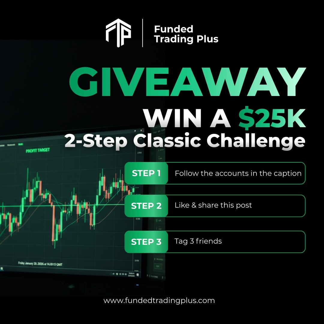 🚨 GIVEAWAY ALERT 🚨
I'm collaborating with <a href="/FundedTradingP/">Funded Trading Plus</a> to give away a $25,000 Prestige Lite Account! 💸💥

Want in? It’s easy:

1️⃣ Follow <a href="/Ib_Forex01/">IB-forex® 🦍</a> &amp; <a href="/FundedTradingP/">Funded Trading Plus</a> + share their pinned post
2️⃣ Comment &amp; tag 3 of your trader friends 👇
3️⃣ Repost this post 🔁

4️⃣ Sign up: