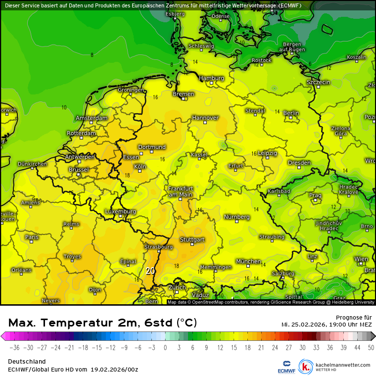 Kachelmannwettr's tweet photo. Die Milderung kommt am Wochenende landesweit, aber der nächste Mittwoch könnte eine Hausnummer werden. Verschiedene Wettermodelle sehen 15 bis 20 Grad. 

Hier zu den Karten:
https://t.co/GnOwPxOBJz
/FR https://t.co/CMoxZQwNxh