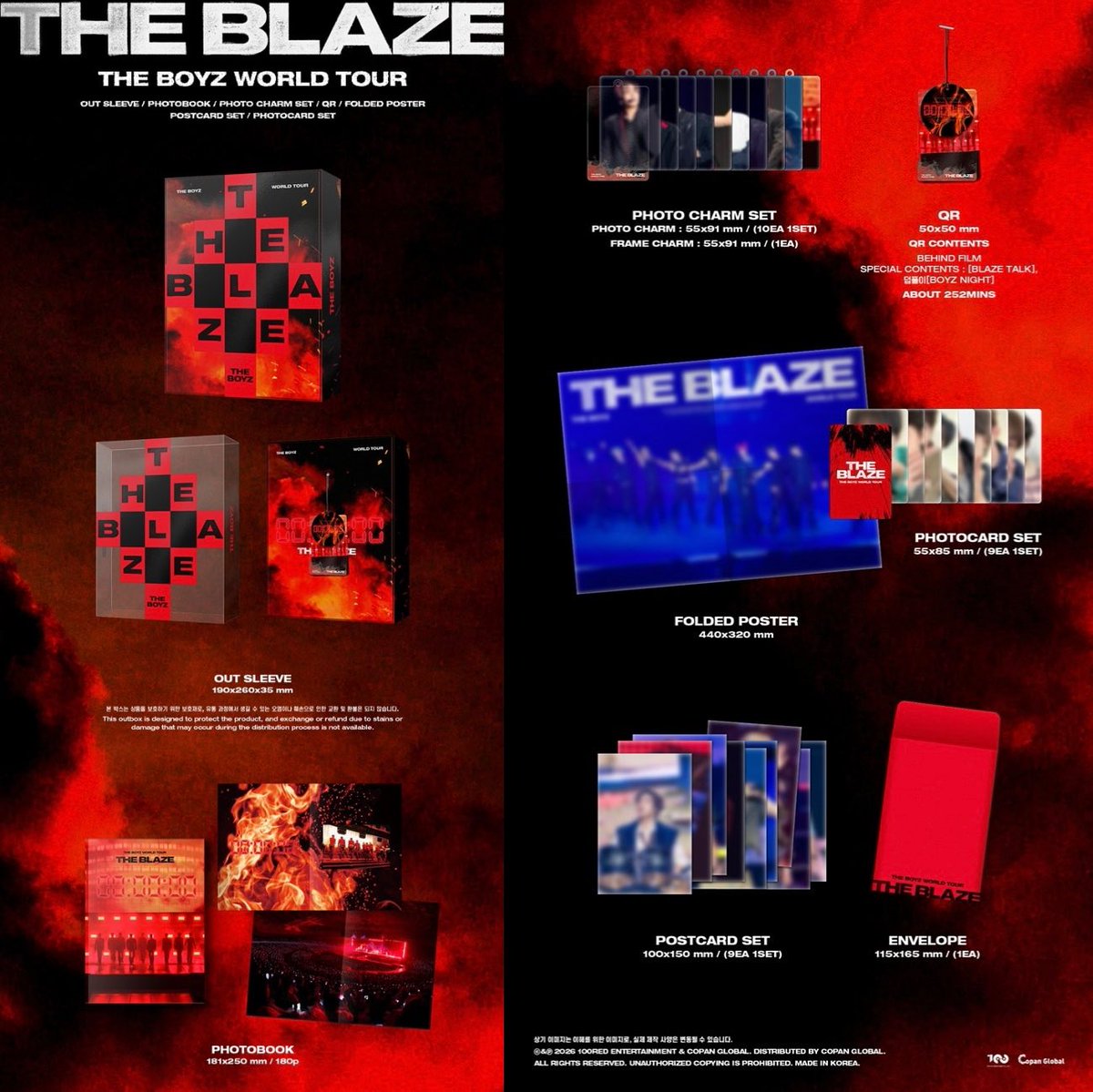 THE BOYZ [THE BLAZE] WORLD TOUR in SEOUL QR ソウルコンの円盤 Qoo10