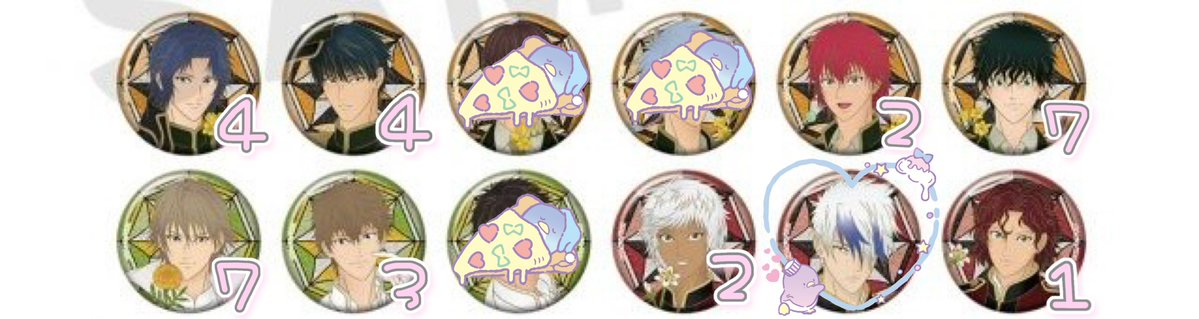 0 【交換】新テニスの王子様 テニプリ 庭球浪漫 缶バッジ ラメキラ