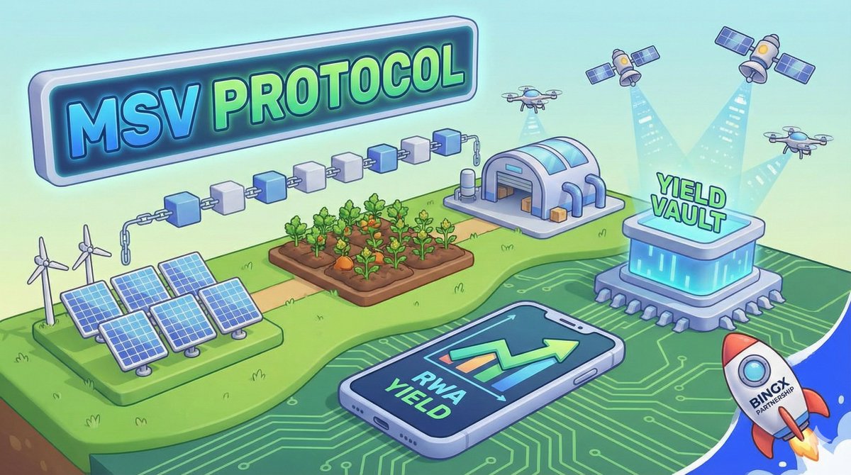 good afternoon

Hey guys! Have you seen what <a href="/metasoilverse/">MSV Protocol</a>  is doing? They are really changing how we look at Real-World Assets (RWA). <a href="/BingXOfficial/">BingX</a> 

Usually, investing in things like solar farms, warehouses, or agriculture is too hard for regular people. But MSVP makes it