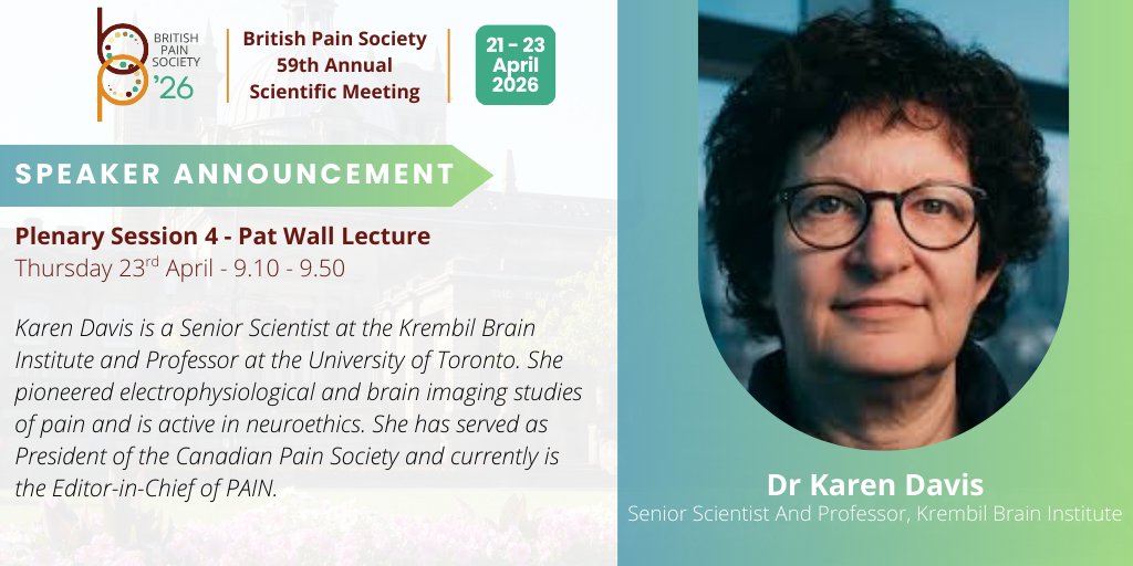The British Pain Society tweet media