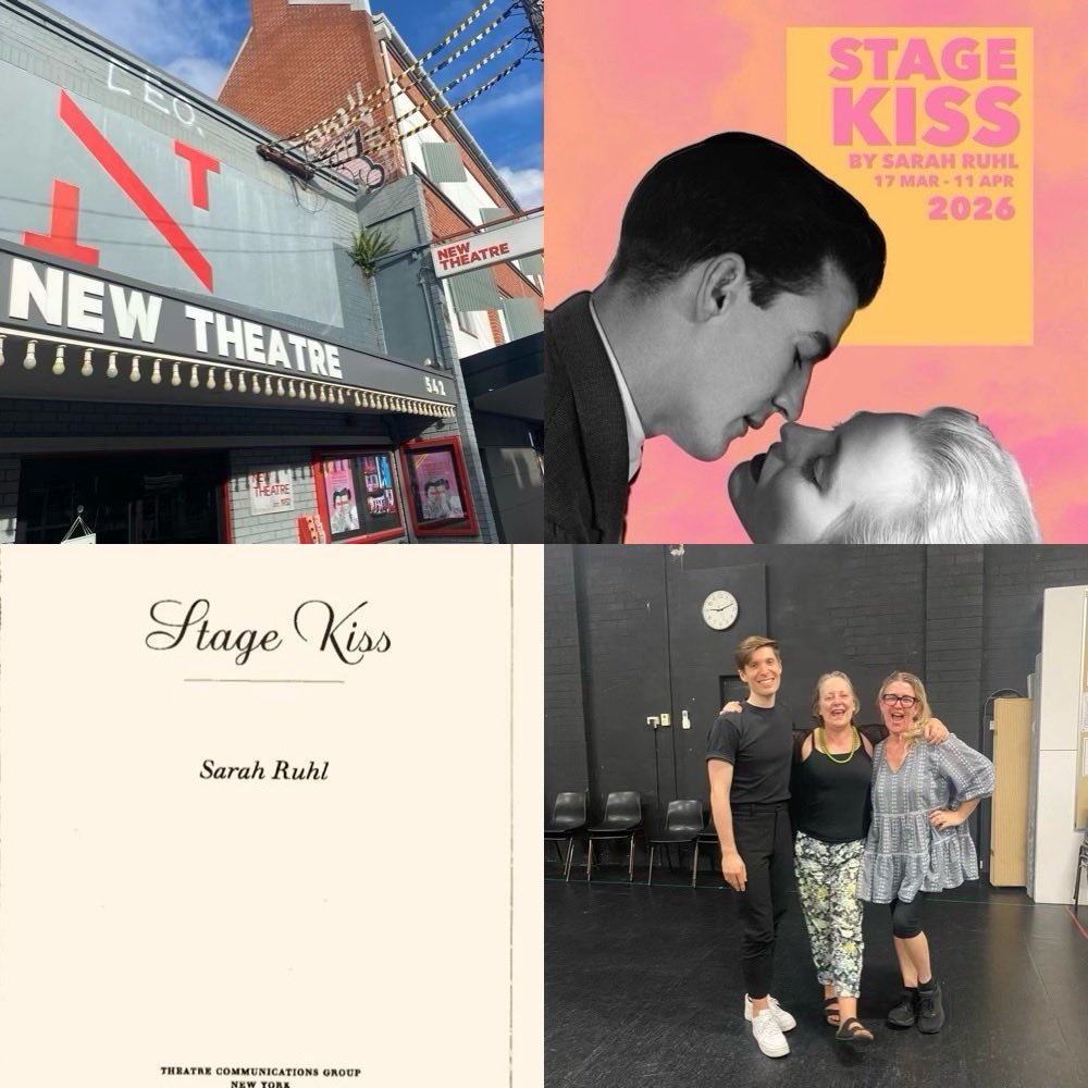 benjaminpurser_'s tweet photo. It was great to return to @newtheatre this week, to work on accents for their upcoming production Stage Kiss by Sarah Ruhl. Wonderful to be back in the room with Alice and Emma after almost three years since tackling Hull accents for Jumpers for Goalposts! 

🗓️18 March - 11 April https://t.co/nnefntXwDO