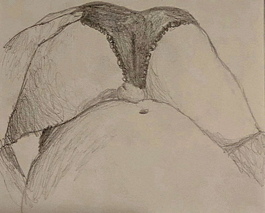 FlubbedGub's tweet photo. Sleep-deprived sketches, one of a normal girl and one of a less normal girl #getitgirlies https://t.co/WuKmq092dM