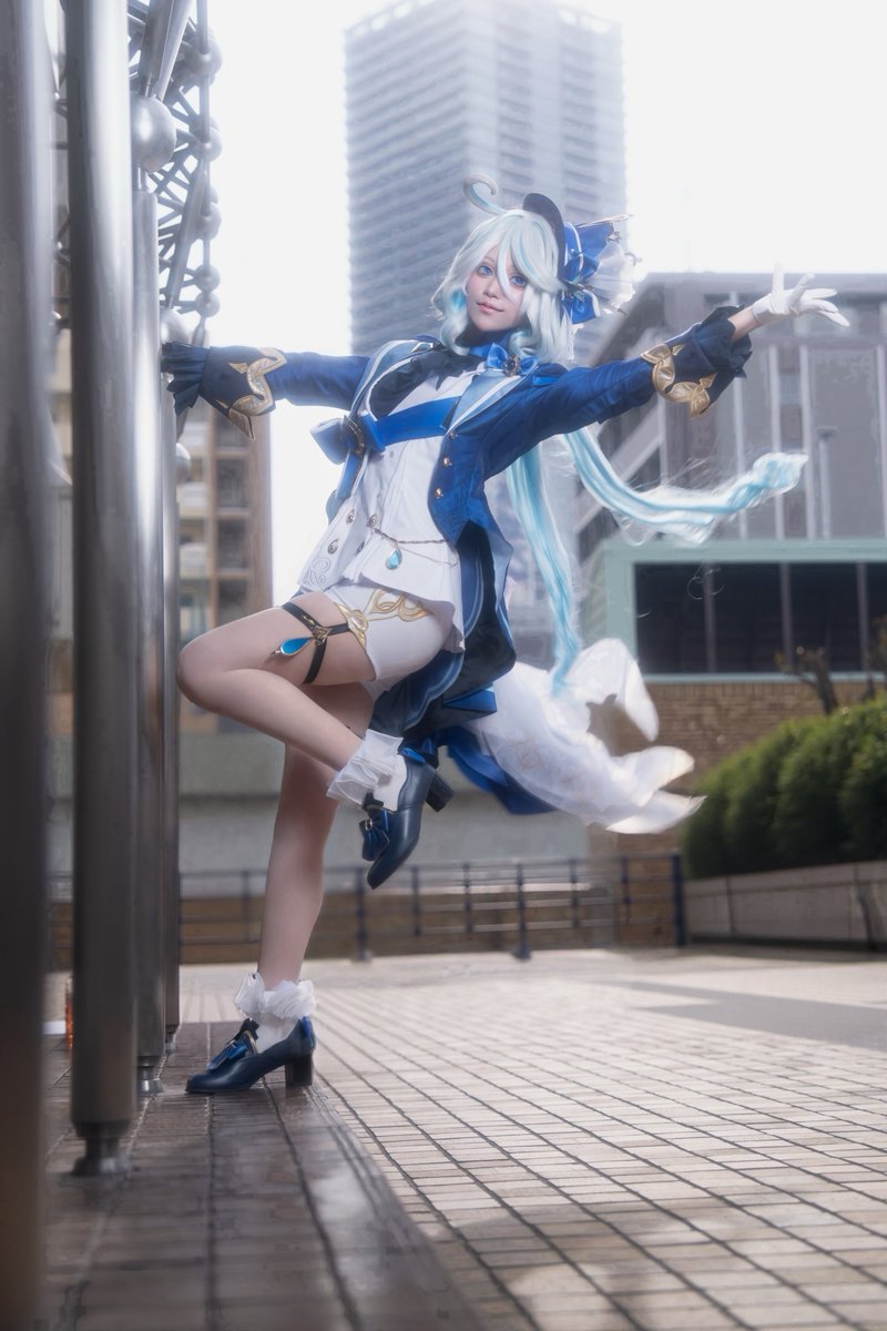 ︎︎⟡原神Cosplay︎︎⟡

　　フリーナ/Furina
　　　　　『お披露目だ！』

 #アコスタ池袋 #GenshinImpactcosplay