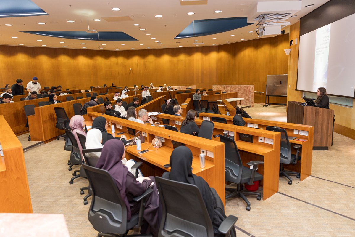 CHSS_HBKU's tweet photo. Author of the acclaimed graphic novel Baddawi, Leila shared powerful reflections on her journey as an author, artist, and activist. She spoke about the role of storytelling in preserving memory, shaping cultural identity, and connecting personal narratives to broader histories. https://t.co/TopVGO1soK