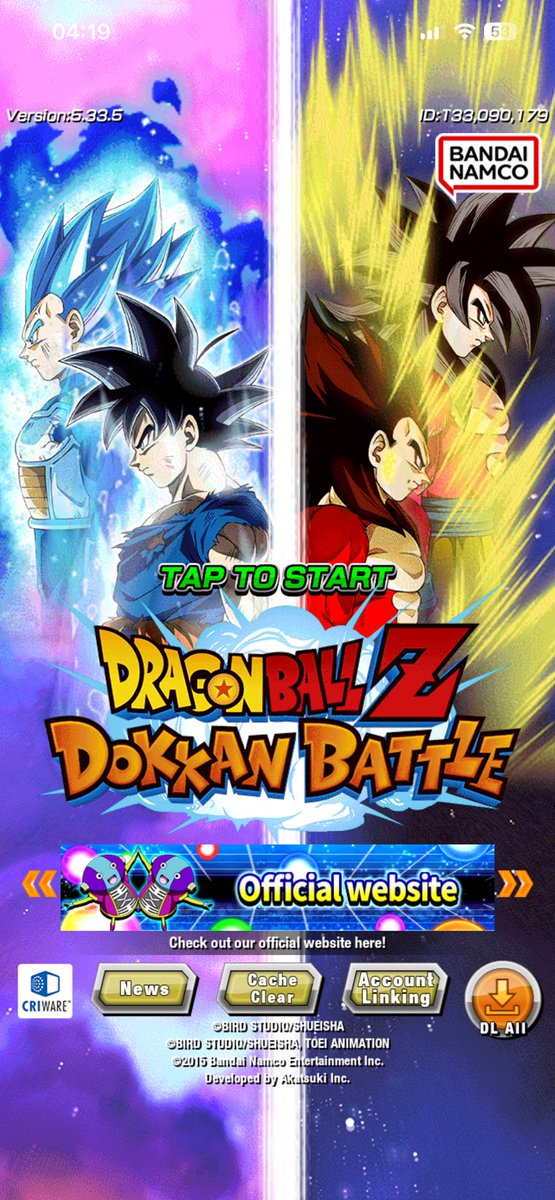 #RivalsUniteInDokkan

Admittedly the coolest login screen in Dokkans history.