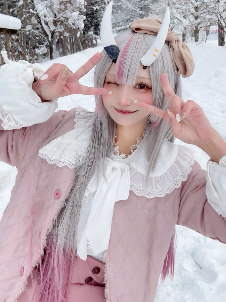 手まっかっか⛄️