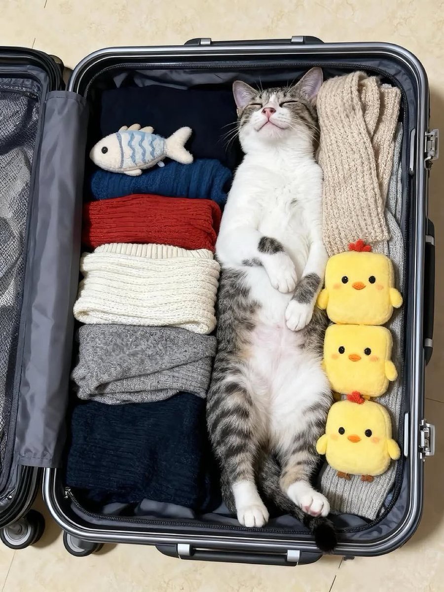 Only the essentials for the trip