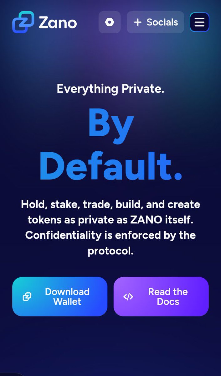 "Zano: a privacy-first blockchain empowering developers and users with secure, scalable, and transparent tools for the next generation of Web3 applications." <a href="/zano_project/">Zano</a> <a href="/ZanoAfrica/">Zano Africa</a> <a href="/Lil__Kingg/">Lil-king. Privacy</a>