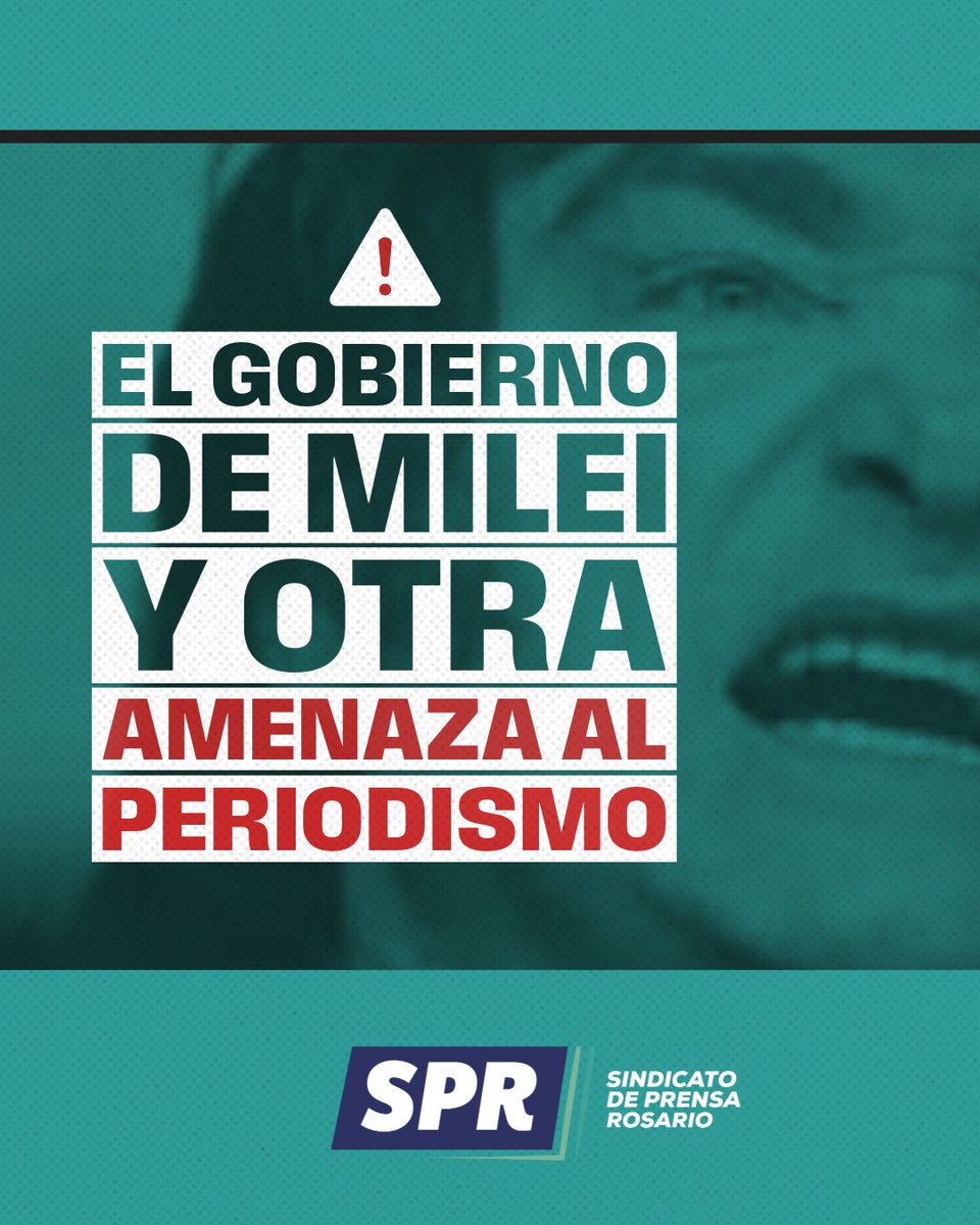 El Sindicato de Prensa Rosario repudia un nuevo ataque del gobierno de Javier Milei al trabajo periodístico, a la libertad de expresión y al derecho a la información de toda la sociedad. Ahora fue el Ministerio de Seguridad de la Nación el que dio a conocer un comunicado referido