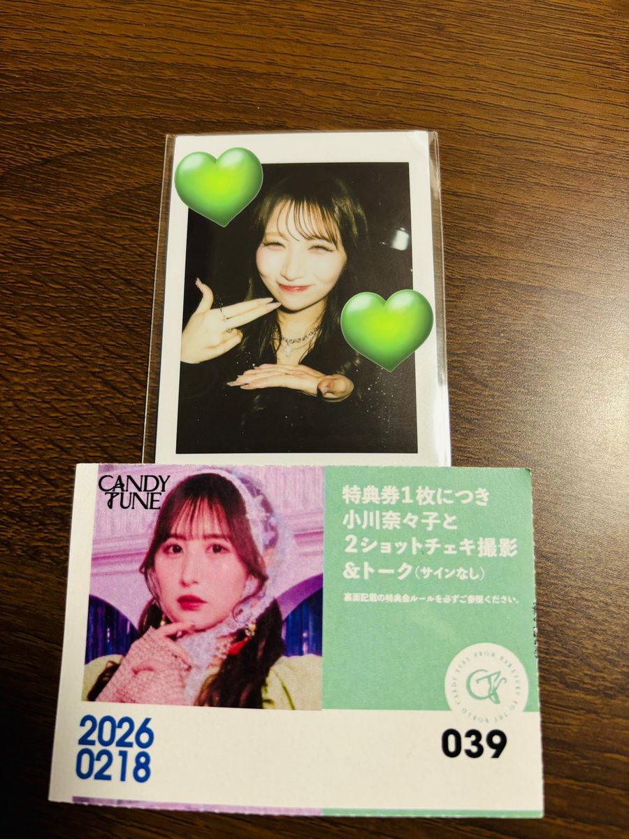 きりちゃん生誕特典会なちこ① なちこの飯チェキついに撮れて最高