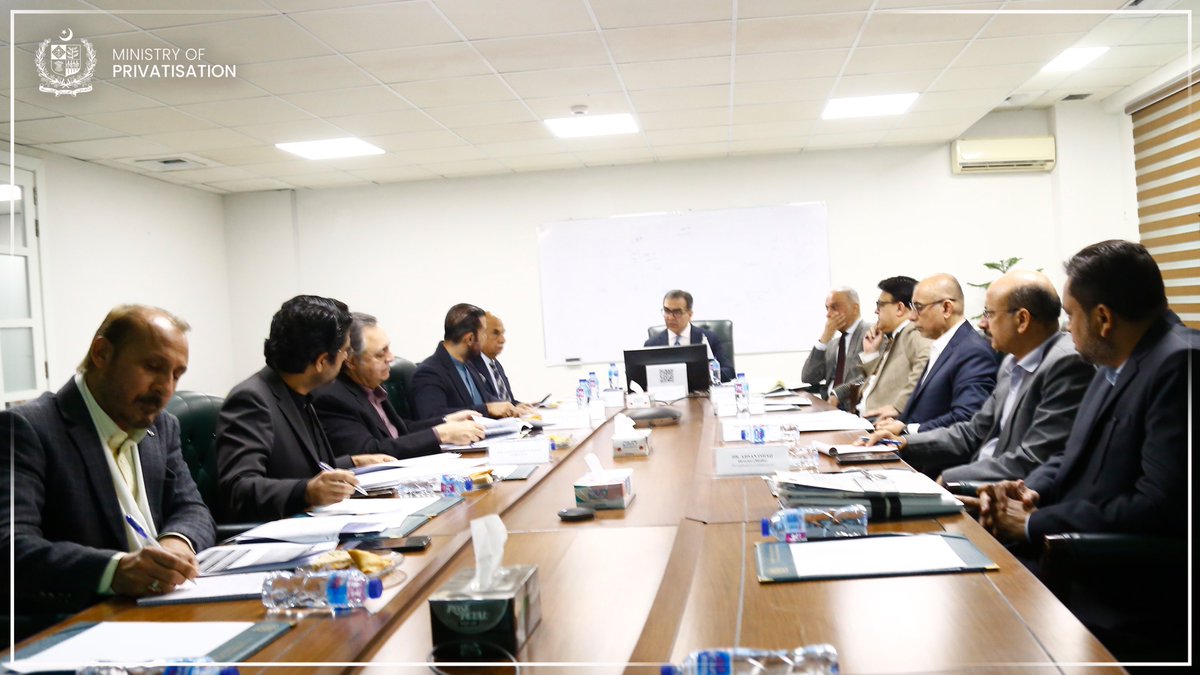 Ministry of Privatisation, Government of Pakistan tweet media