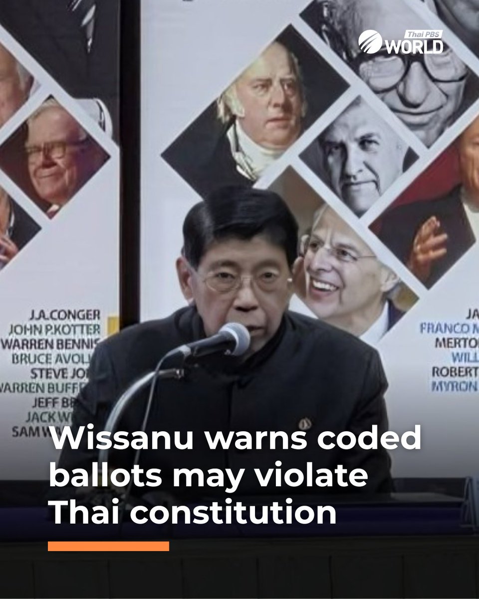 ThaiPBSWorld's tweet photo. Thailand’s top legal expert, former deputy prime minister Wissanu Krea-ngam, says that the coded ballot sheets used in the February 8 general election may have been a violation of the Constitution and may lead to the nullification of the election.

https://t.co/sNzCOtHWn7 

#ThaiPBSWorld #ThailandNews