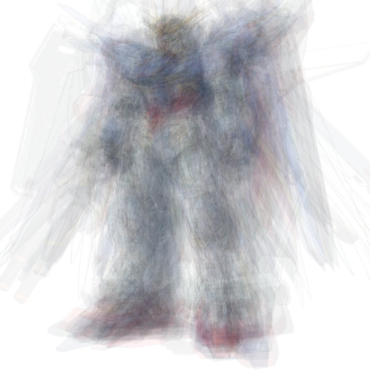 Flytrus's tweet image. I made John Gundam