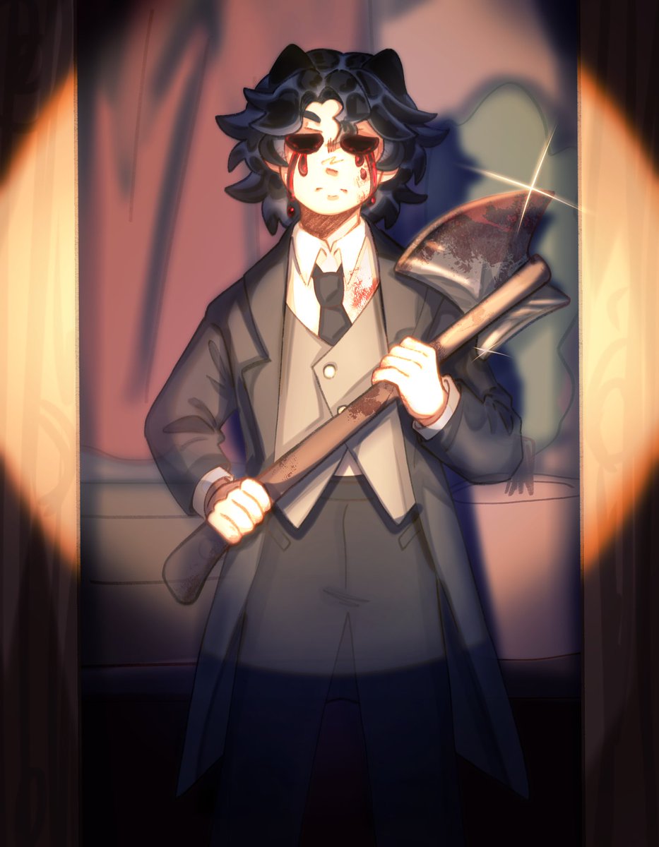 Boy why are you the horrors?
[horror escape room!]

#abolishregretfanart