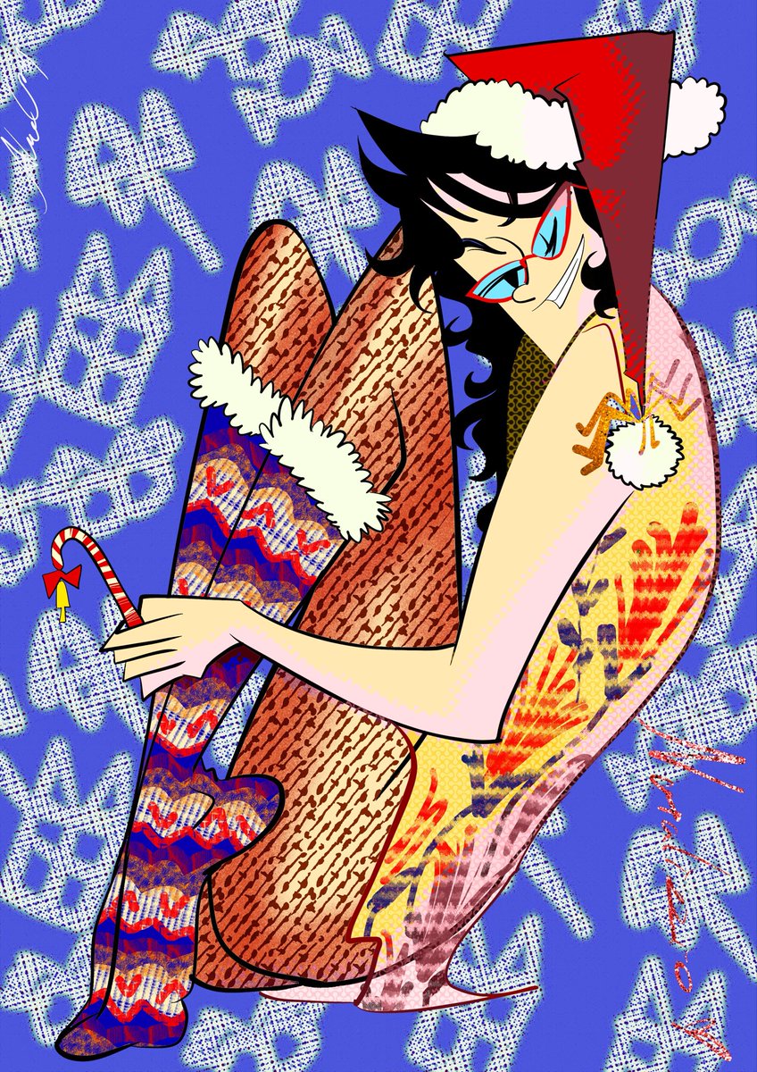 misa0miao's tweet photo. I remember I made a Christmas art in 2025 
#oc #ocart #digitalart #chrismas https://t.co/fv1b9QFPQQ