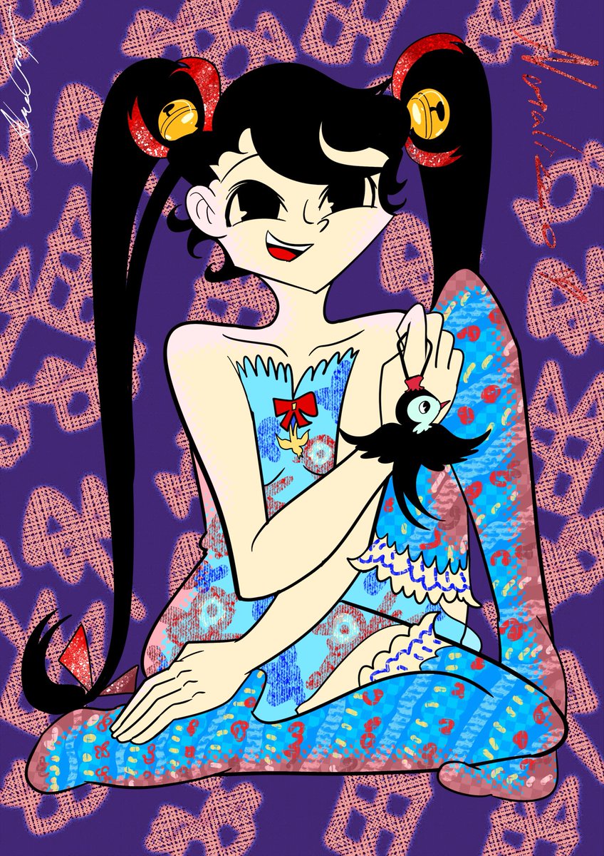 misa0miao's tweet photo. I remember I made a Christmas art in 2025 
#oc #ocart #digitalart #chrismas https://t.co/fv1b9QFPQQ