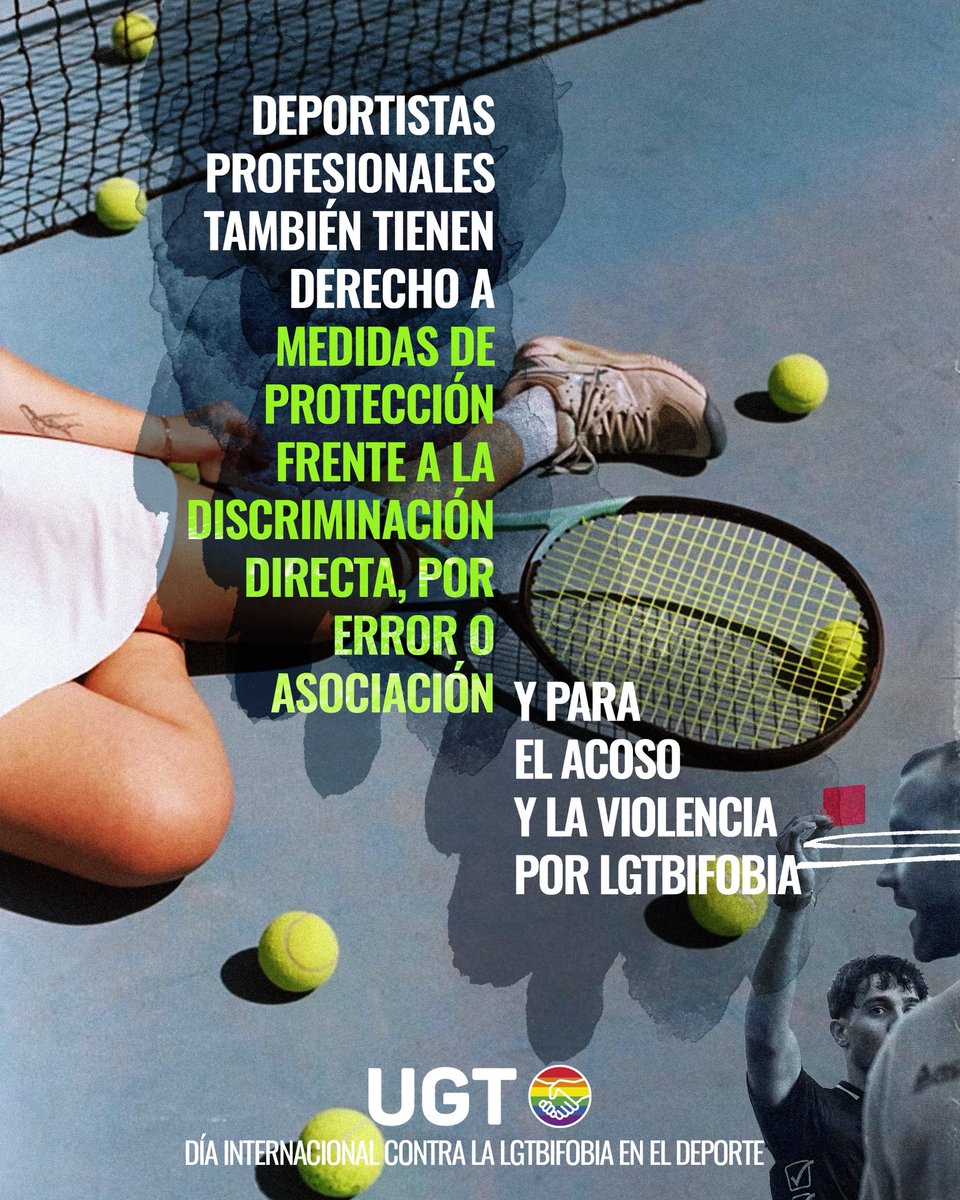 🤚🏽Paremos el partido ‼️
Porque cuando hay silbidos, insultos y agresiones… esto ya no es deporte: es LGTBIfobia ❌

➡️La homofobia y el sexismo no atacan “solo” a las personas LGTBI:  expulsan a quien no encaja.

En las gradas, en el vestuario, en el club, en la competición.