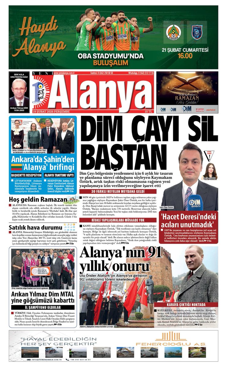 Yeni Alanya E-Gazete <a href="/yenialanya/">Yeni Alanya Haber</a> 
egazete.yenialanya.com