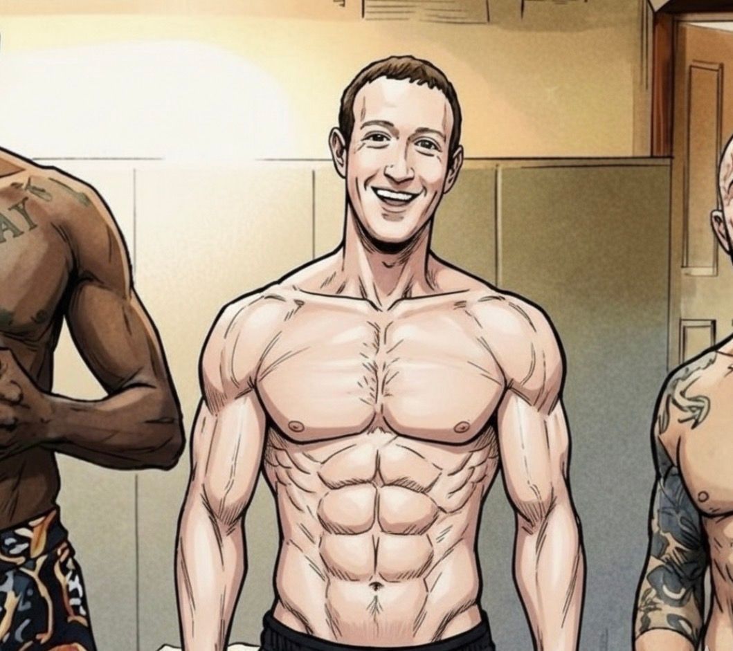 MetaのCEOマーク・ザッカーバーグが近年アスリート並みの肉体改造に本格的に取り組んでいて漫画のようで面白い