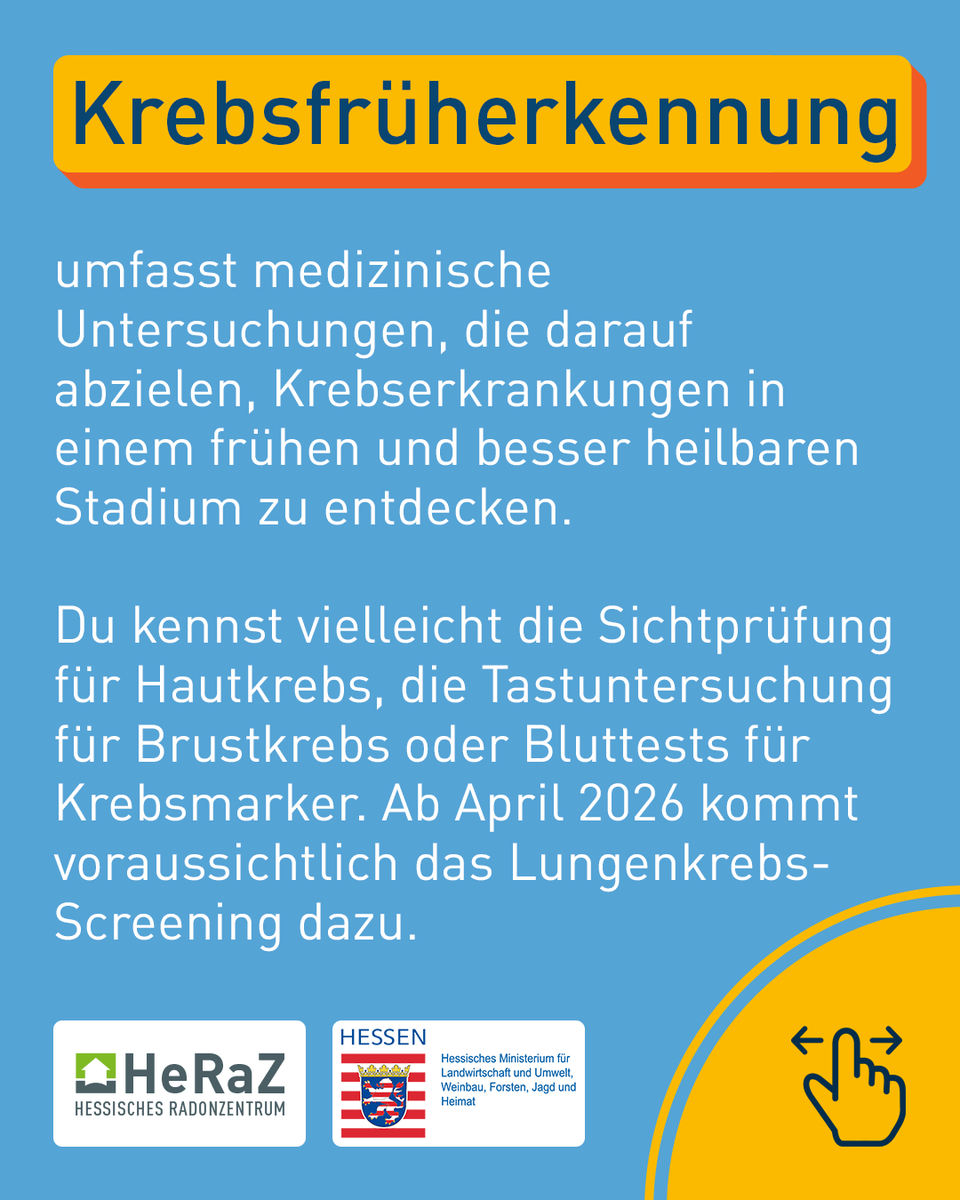 radonzentrum's tweet photo. April 2026 wird voraussichtlich das #Lungenkrebsscreening eingeführt. Dabei können sich bestimmte Personengruppen einer CT-Untersuchung der Lunge unterziehen, um Lungenkrebs frühzeitig zu erkennen. Für das Lungenkrebsrisiko allein durch #Radon ist das Screening weniger relevant. https://t.co/q3vSRxtBQn