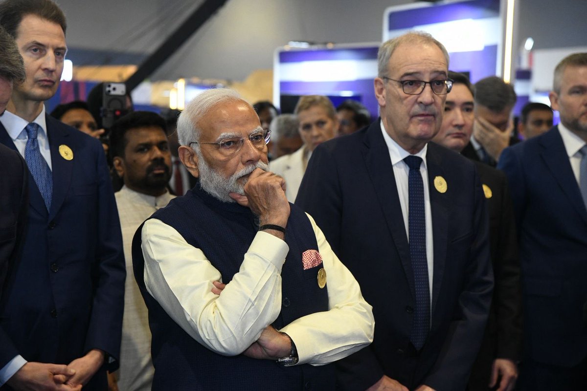 ParmelinG's tweet photo. Delighted to participate in the AI Impact Summit hosted by India in New Delhi 🇮🇳
AI is shaping our future at an unprecedented pace. It is of vital importance that governments work closely together, exchange knowledge, and ensure that AI benefits everyone.
#IndiaAIImpactSummit https://t.co/hZaAnS5jiS