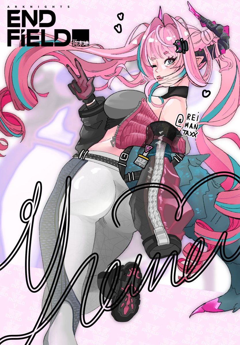 Yvonne !! Started the game because of her, she’s too cute, tho I struggled a bit with the amount of details in her design 🫩 #ArknightsEndfield