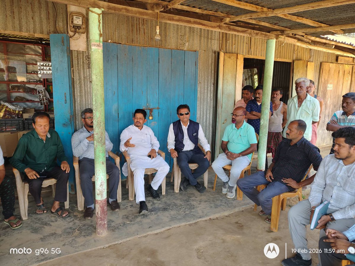 dmkhowai's tweet image. Site visit held to finalize location for proposed Rural Hut in Khowai.
Baraiguta Bazar, Shantinagar GP (Khowai RD Block) proposed after assessing market access &amp;amp; public convenience.
#KhowaiDistrict #RuralDevelopment #TRLM #SHG
