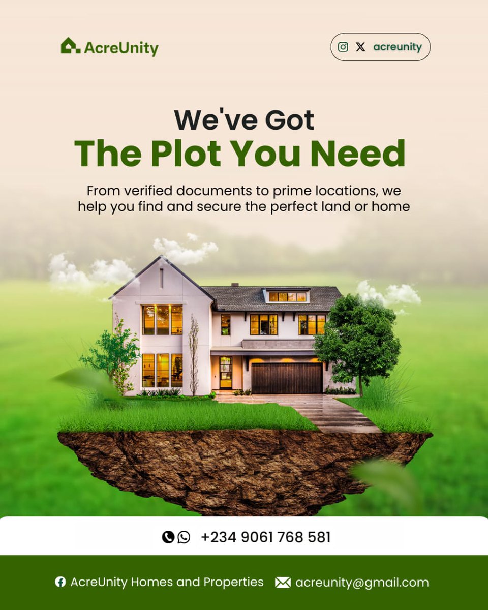 AcreUnity's tweet image. iPhone 17 - 1.7m
One acre of Farmland - 350k

Six years later

iPhone 17 - 400k
Farmland - 10m Naira

Invest wisely!!! Follow @AcreUnity for more updates or DM now👌