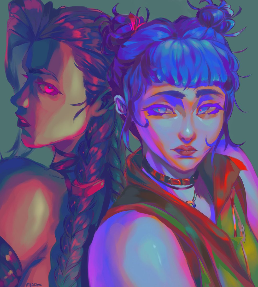 miloojamm's tweet image. #Jinx #powder °❀⋆.ೃ࿔*:･