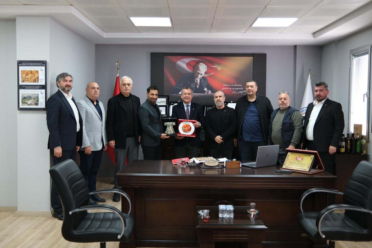 bodrumbtk's tweet photo. Milas Ticaret ve Sanayi Odası Başkanı Reşit Özer’i makamında ziyaret ettik.

TÜRSAB Bodrum BTK olarak, Sayın Başkan ile birlikte Milas’ta faaliyet gösteren yerel işletmelere ziyaretler gerçekleştirdik. 

Ayrıca Milas Ticaret ve Sanayi Odası’nda, ilçede faaliyet gösteren seyahat https://t.co/8IAcYP3Io5