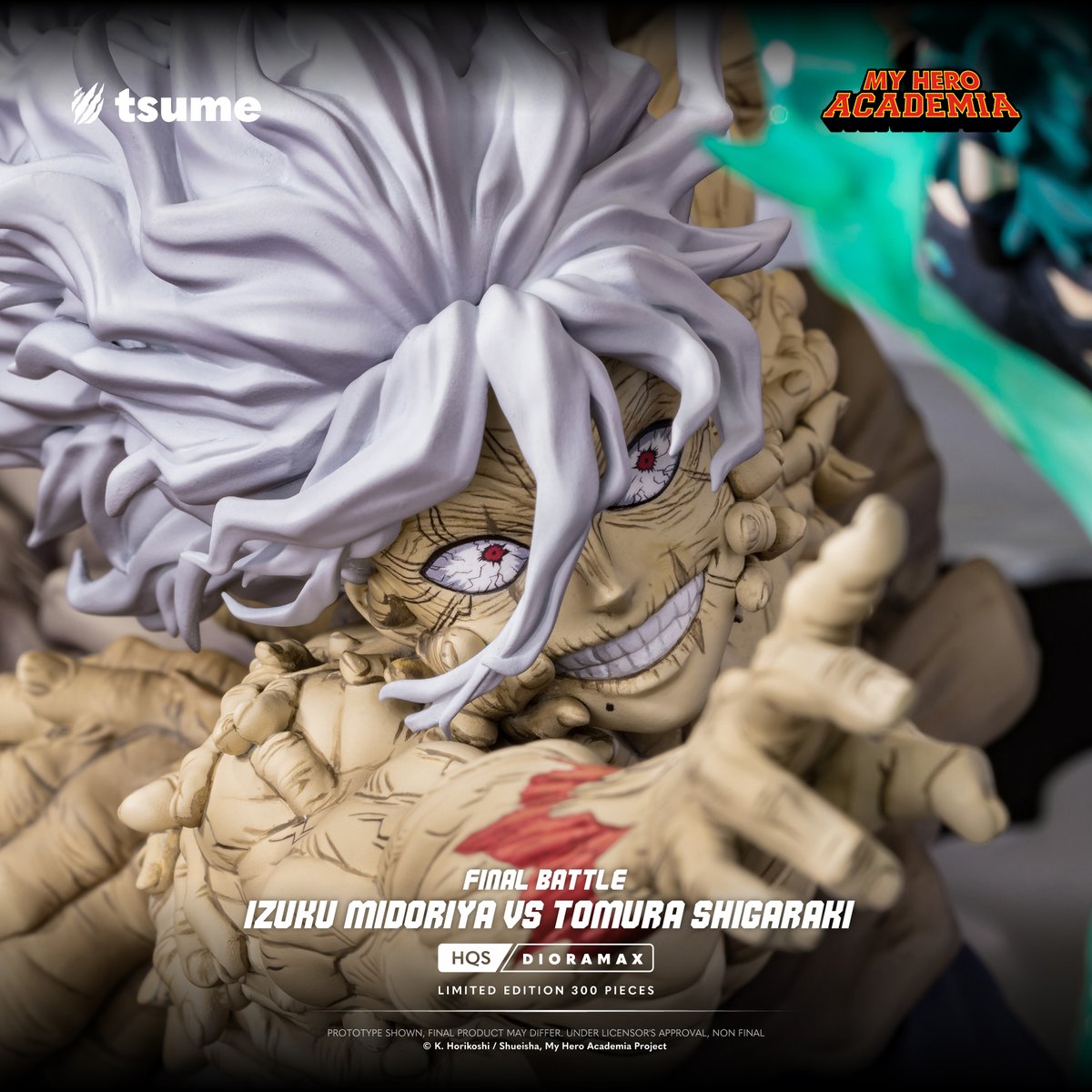 TsumeArt's tweet photo. 🔥 FINAL BATTLE: IZUKU MIDORIYA VS TOMURA SHIGARAKI – HQS DIORAMAX 🔥

👉 https://t.co/U3FVf6j1et

The ultimate clash from My Hero Academia explodes into Tsume’s HQS Dioramax line!

⚠️ Only 300 pieces
📏 72 x 53 x 61 cm

This is not just a statue.
This is the final strike. https://t.co/qxWy8ELwaj
