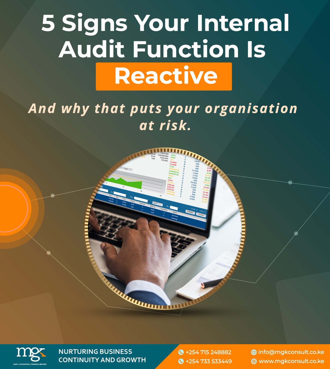 MGK_Consulting's tweet photo. Internal audit is not about fault-finding. It is about strengthening governance, improving controls, &amp; protecting value.
Strong orgs embed risk management into operations - not after losses occur.
Is your control environment built to sustain growth?
#InternalAudit #RiskManagement https://t.co/pDbwVnoy1G