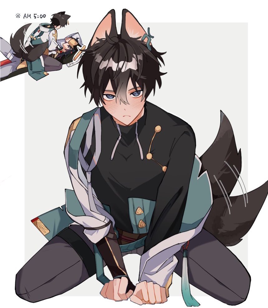 ごはんの時間🐶🍴
 #Danheng  #Renheng